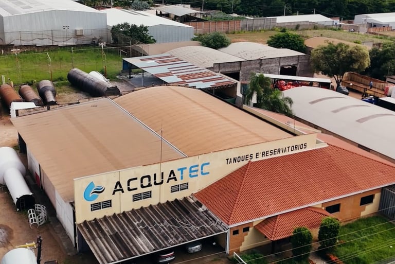 Área industrial da Acquatec